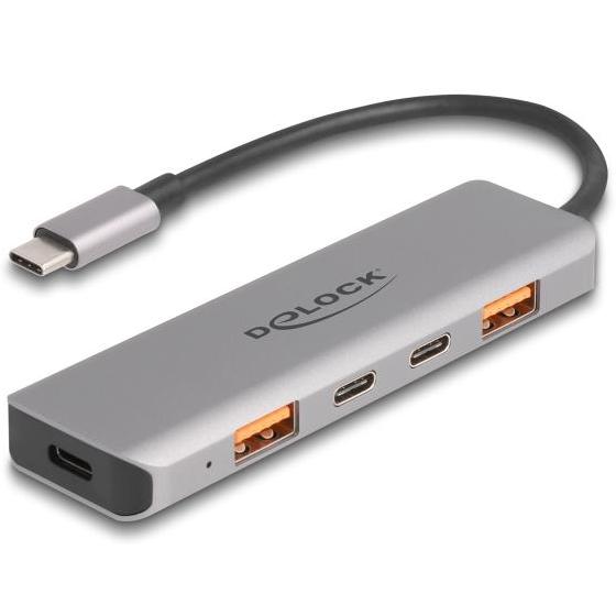 USB C naar A + C hub - 4 poorten