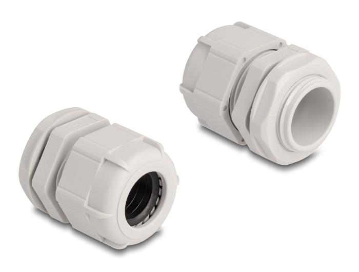 Delock Kabelwartel M25 10 stuks grijs