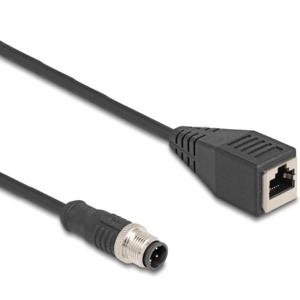 M12 naar RJ45 kabel - Delock