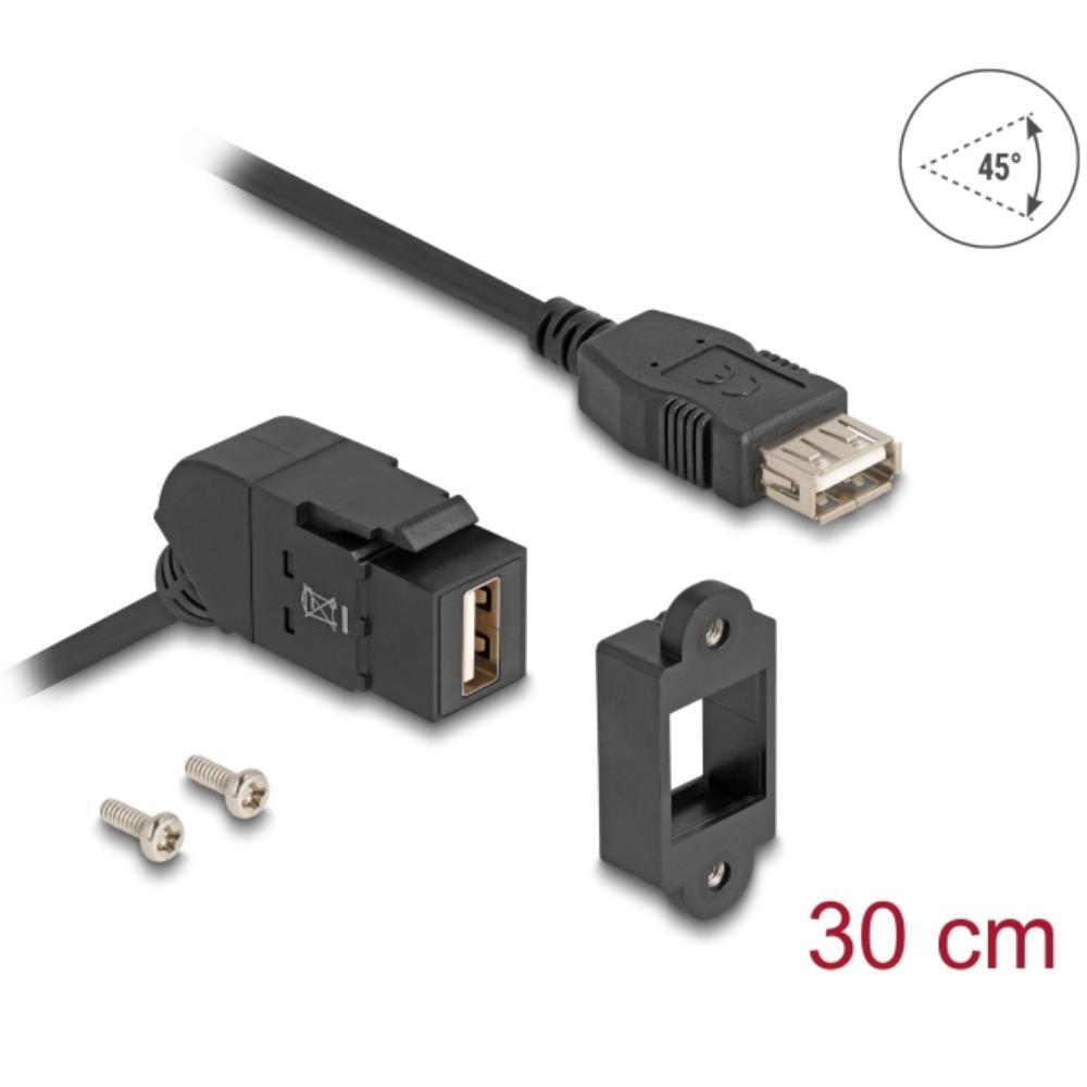 USB A keystone - Delock