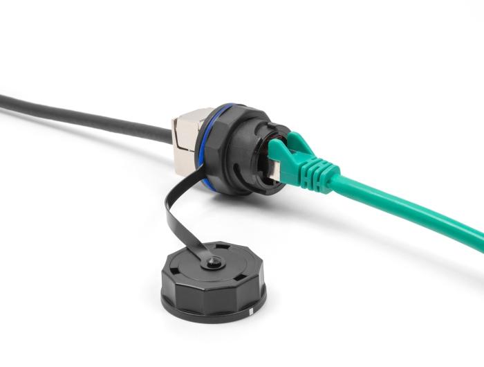 Beschermkap voor Delock RJ45 inbouwdozen 67047 en 67048 IP68 stof- en