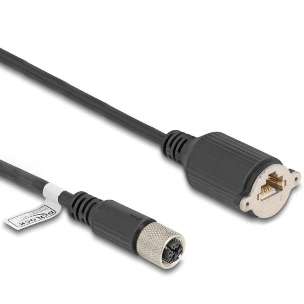 M12 naar RJ45 kabel - Delock