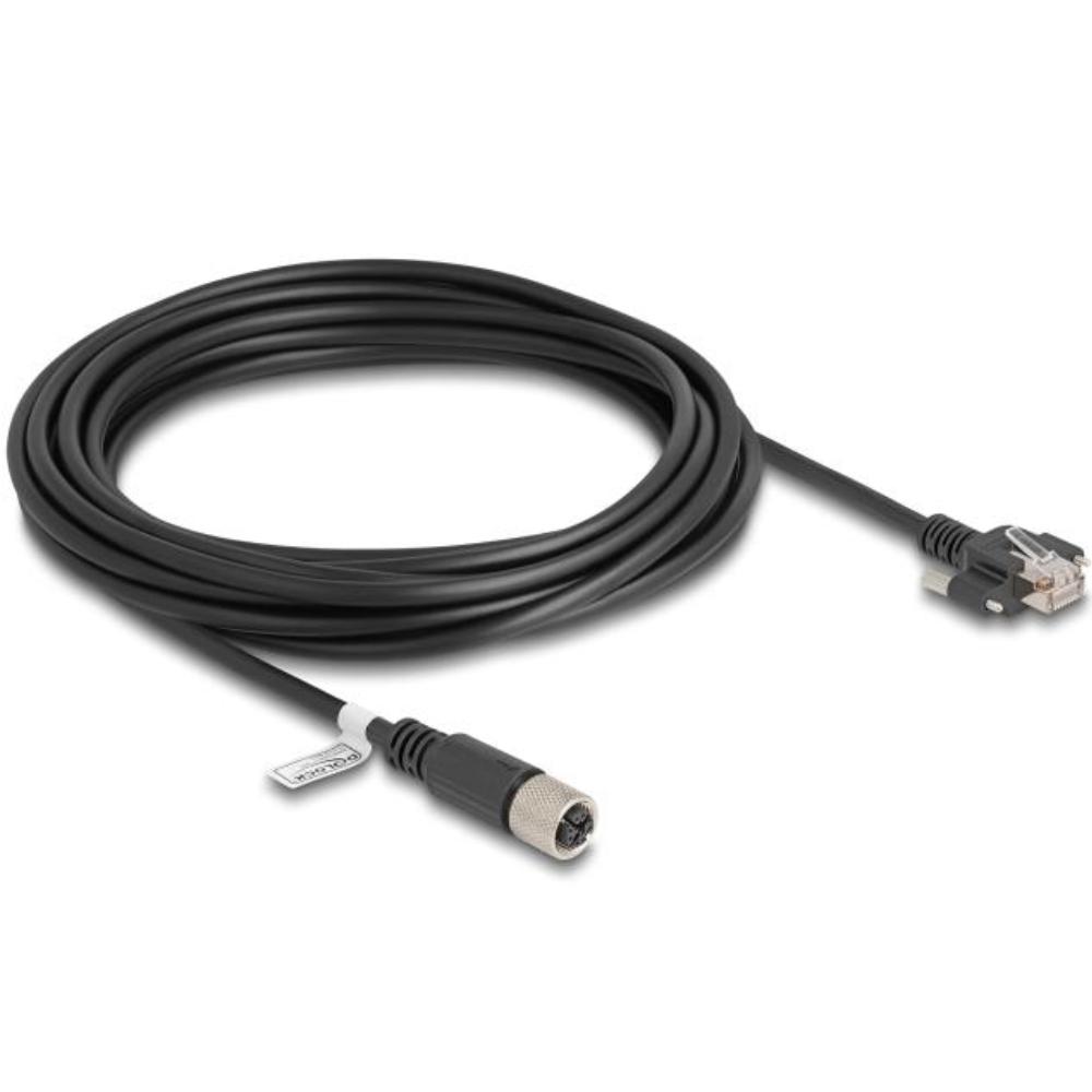 M12 naar RJ45 kabel - Delock