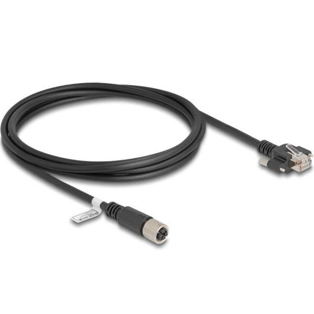 M12 naar RJ45 kabel - Delock