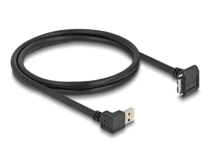 Delock USB 5 Gbps Kabel USB Type-A Stekker 90 naar beneden afgeknikte naar USB