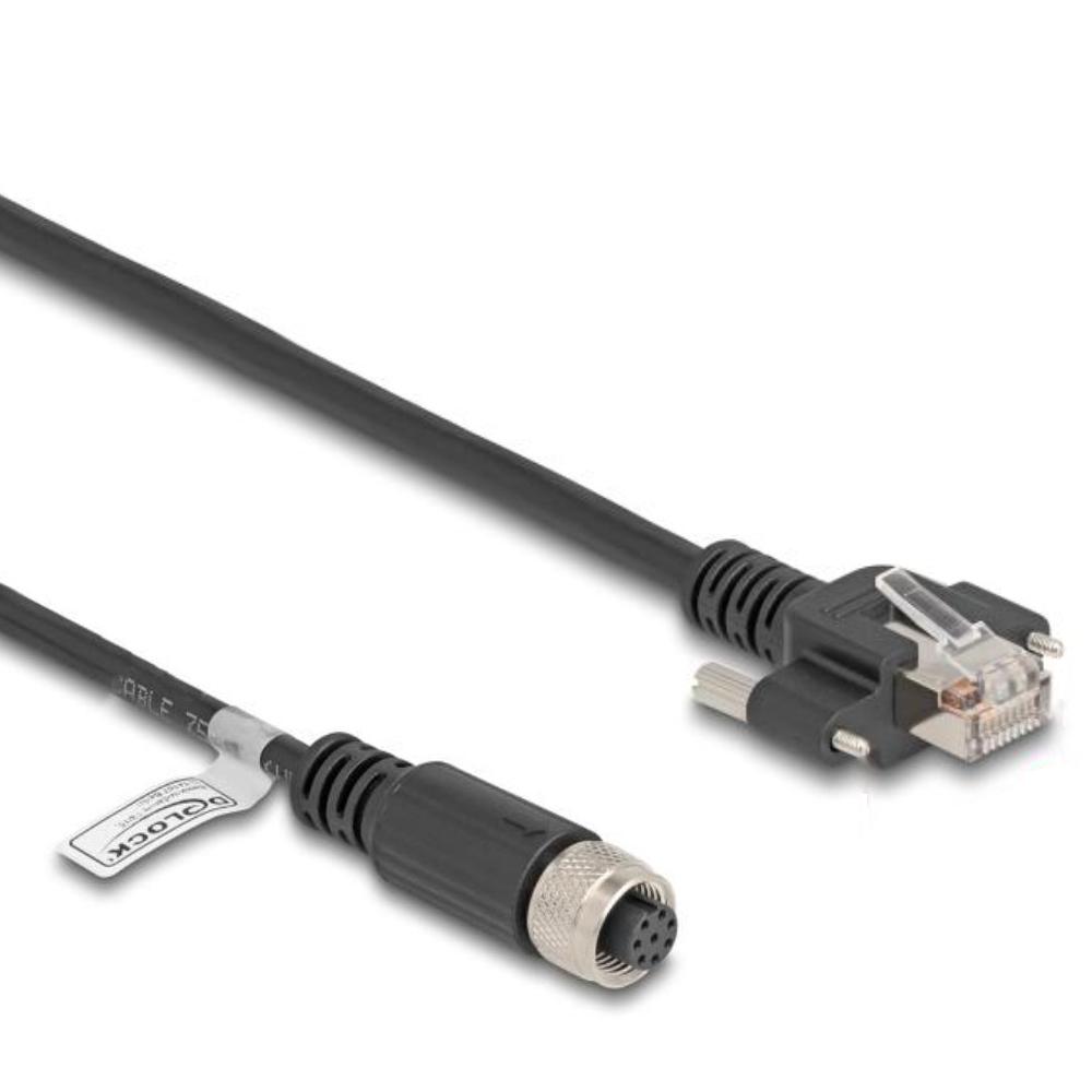 M12 naar RJ45 kabel - Delock