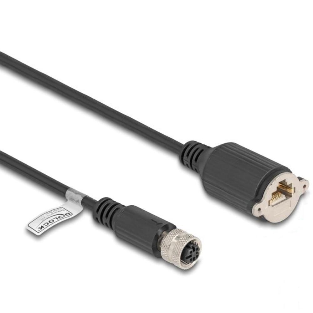 M12 naar RJ45 kabel - Delock