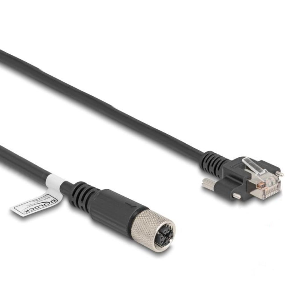 M12 naar RJ45 kabel - Delock
