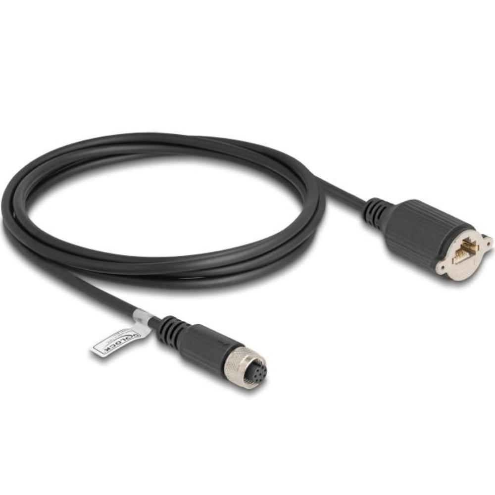 M12 naar RJ45 kabel - Delock