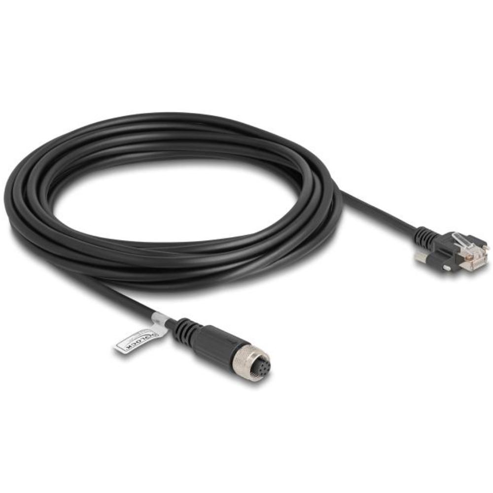 M12 naar RJ45 kabel - Delock