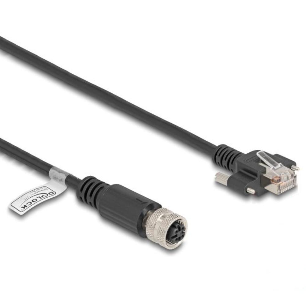 M12 naar RJ45 kabel - Delock