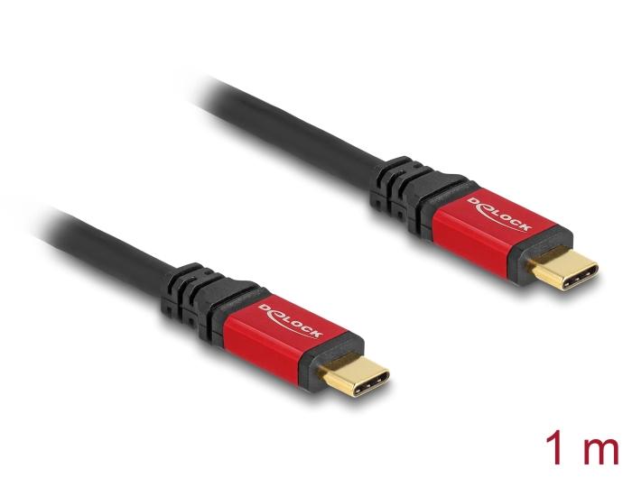 Delock USB 2.0 Kabel USB Type-C™ Stekker naar Stekker PD 3.0 100 W E-merk