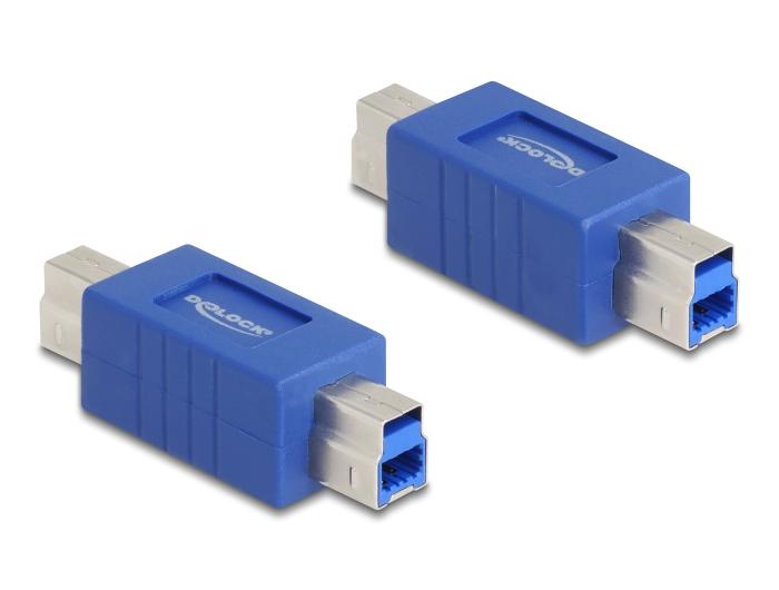 Delock USB 5 Gbps Adapter Gender Changer Type-B Stekker naar Stekker