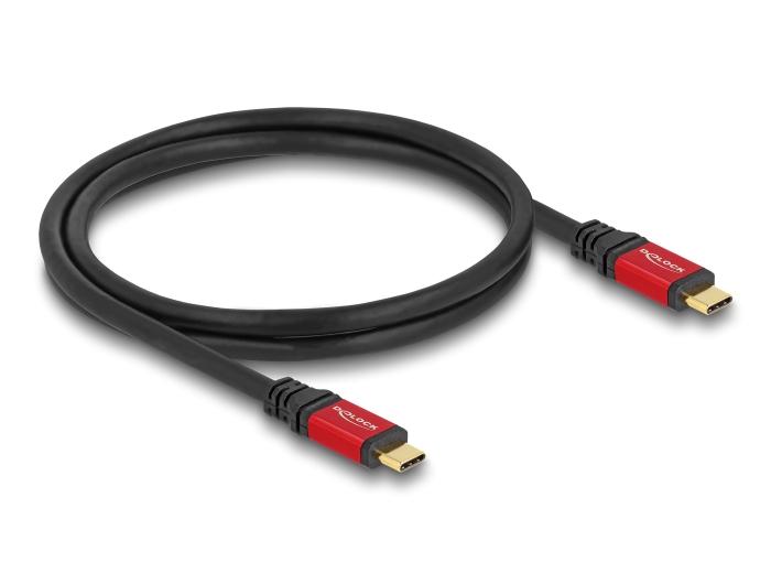 Delock USB 20 Gbps Kabel USB Type-C™ Stekker naar Stekker PD 3.0 100 W E-M