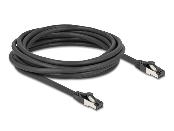 Delock RJ45 Netwerkkabel Cat.8.1 S/FTP 5 m tot 40 Gbps zwart