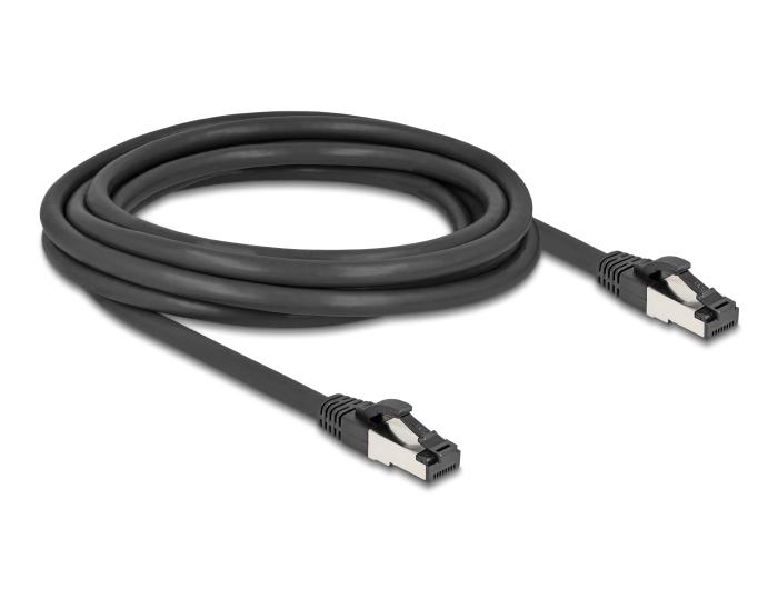 Delock RJ45 Netwerkkabel Cat.8.1 S/FTP 3 m tot 40 Gbps zwart