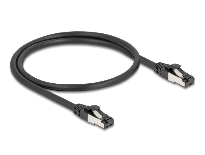 Delock RJ45 netwerkkabel Cat.8.1 S/FTP 0,5 m tot 40 Gbps zwart