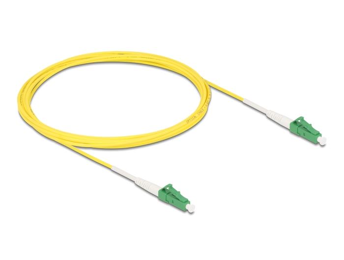 Delock Glasvezelkabel LC-APC naar LC-APC Simplex Singlemode OS2 3 m