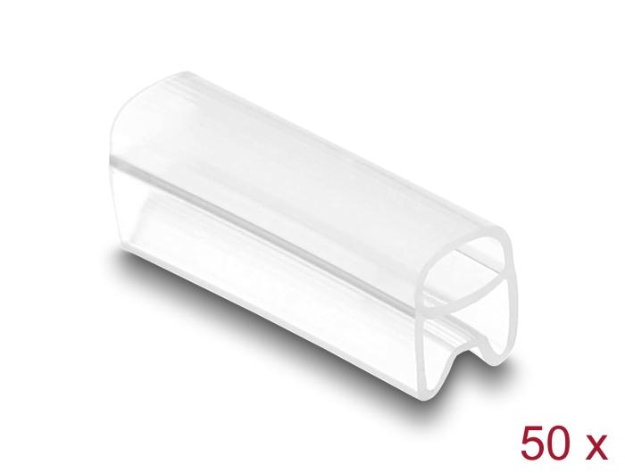 Delock Kabelmarkeringen voor kabels met een diameter van 1,5 - 2,5 mm, 50 stuks, transparant