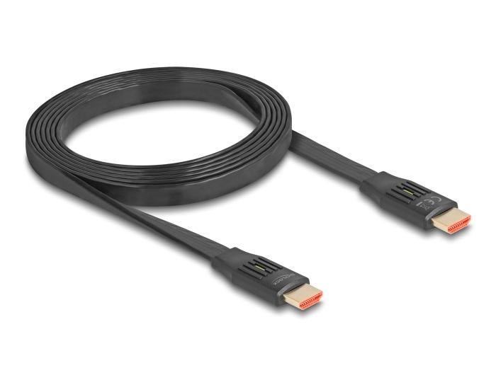 Delock High Speed HDMI platte kabel 48 Gbps 8K 60 Hz 2 m