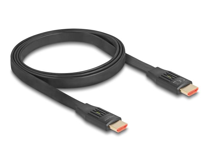 Delock High Speed HDMI platte kabel 48 Gbps 8K 60 Hz 1 m