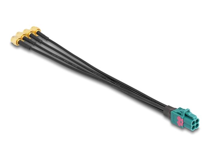 Delock Kabel Mini FAKRA Z-aansluiting Quad naar 4 x SMA-stekker