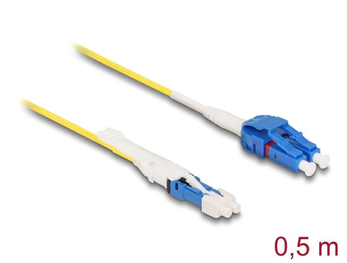 Delock LWL Kabel CS Stekker naar LC Duplex UPC Singlemode G657A2 / OS2 Unibo