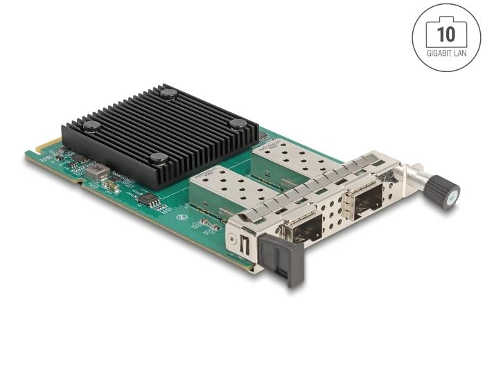 Delock OCP 3.0 kaart met 2 x SFP+ 10 Gigabit LAN