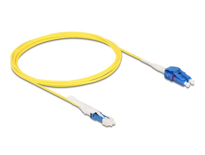 Delock Glasvezel Kabel CS Stekker naar LC Duplex UPC Singlemode G657A2 / OS2 Unibo