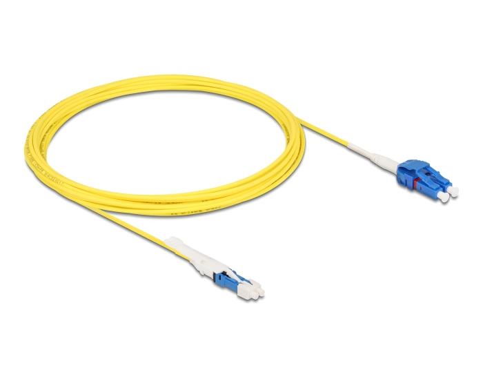Delock LWL Kabel CS Stekker naar LC Duplex UPC Singlemode G657A2 / OS2 Unibo