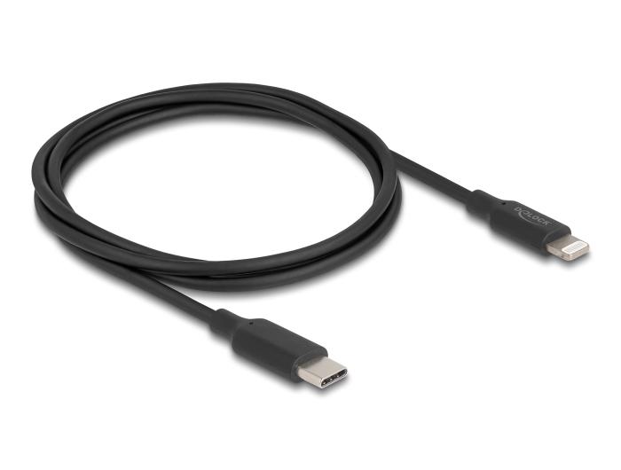 Delock Slim Data- en oplaadkabel USB Type-C™ naar Lightning™ voor iPhone