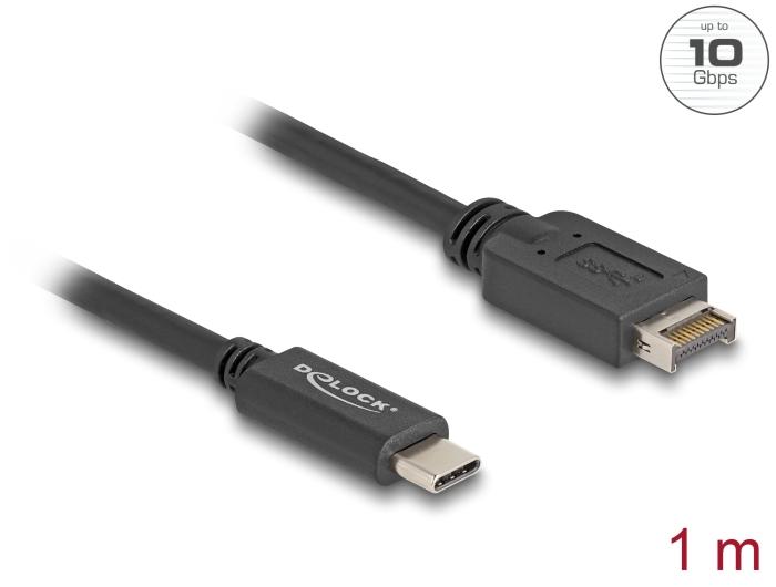 Delock USB 10 Gbps Kabel USB Type-E Key A 20-pins Stekker naar USB Type-C™ Stekker