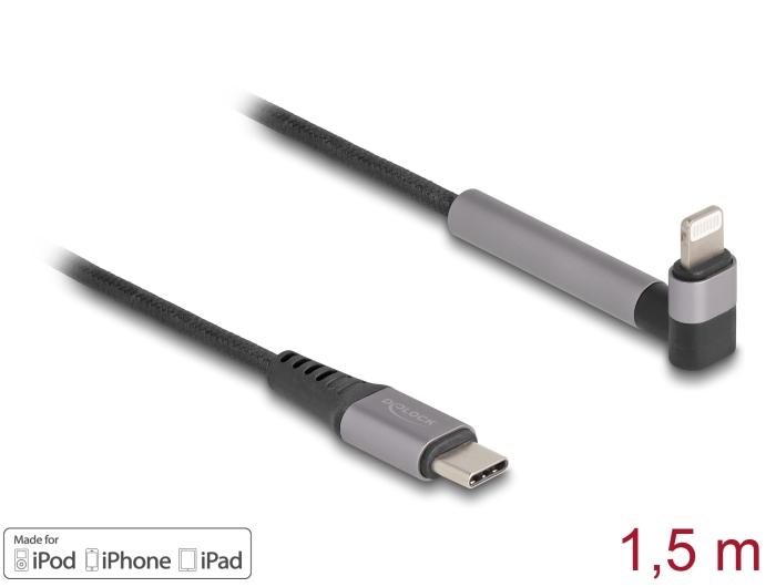 Delock data- en oplaadkabel USB Type-C™ naar Lightning™ voor iPhone™,