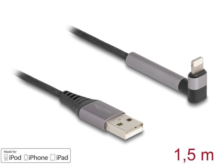 Delock Data- en oplaadkabel USB type-A naar Lightning™ voor iPhone™, iPad