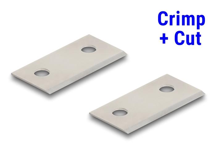 RJ45 Crimp+Cut messenset, 2 stuks voor Delock 86450