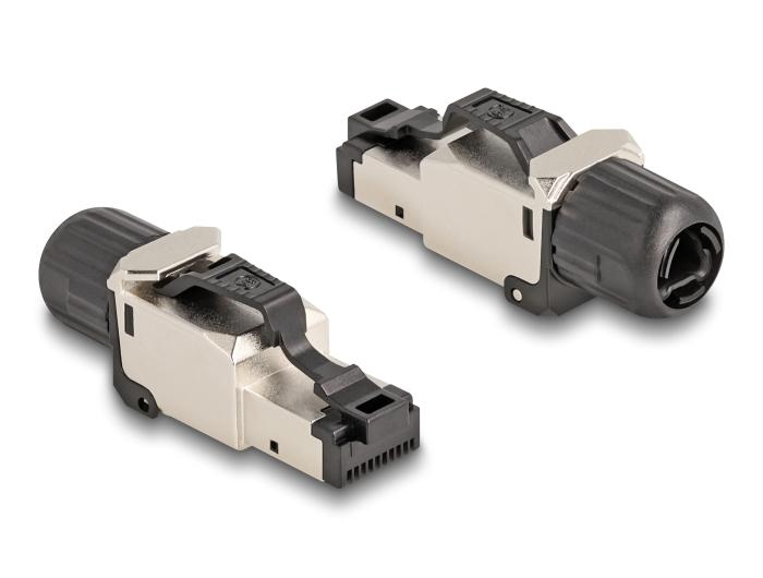 Delock RJ45 Stekker veldconfektioneerbaar Cat.6A