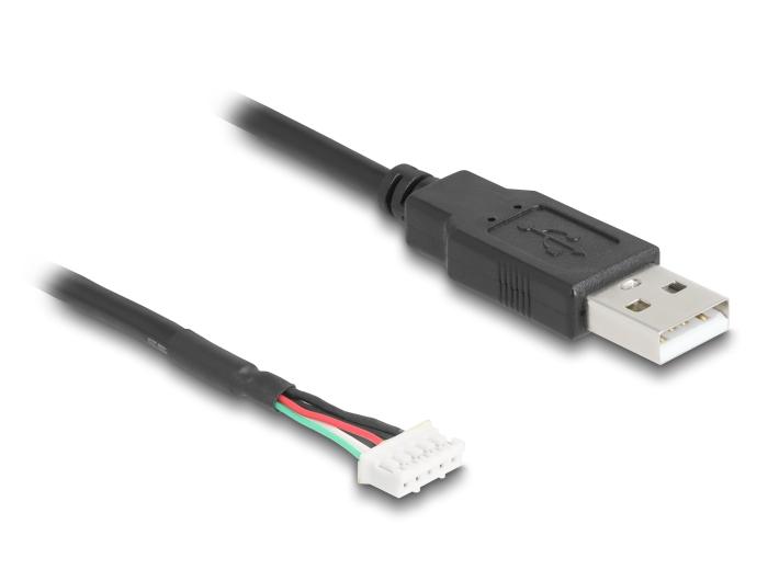 Delock USB 2.0 aansluitkabel voor 5-pins cameramodules 0,6 m