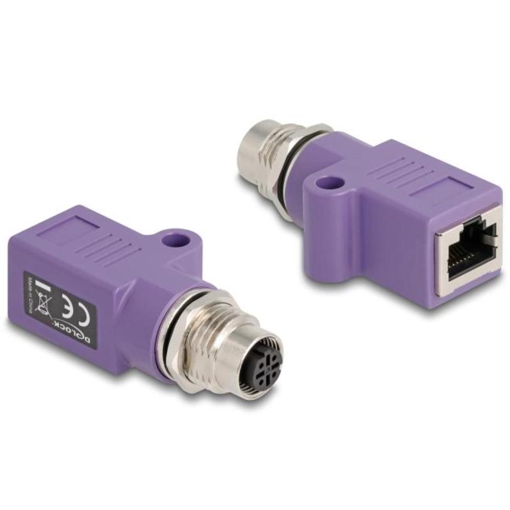 M12 naar RJ45 adapter - Delock