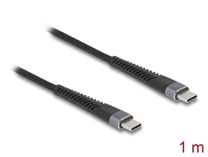 Delock USB 2.0 Kabel USB Type-C™ Stekker op Stekker met verlengd Kn