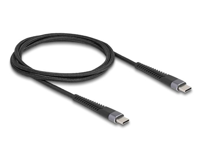 Delock USB 2.0 Kabel USB Type-C™ Stekker op Stekker met verlengd Kn