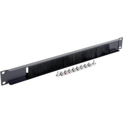 1U Kabelinvoerpaneel met borstel 19 Inch Patchkast Serverkast Datakast