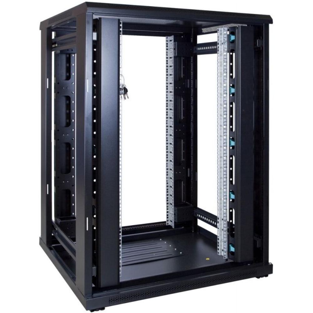 22U Serverkast 19 Inch 800x800x1200mm (BxDxH) Patchkast Rackkast Datakast