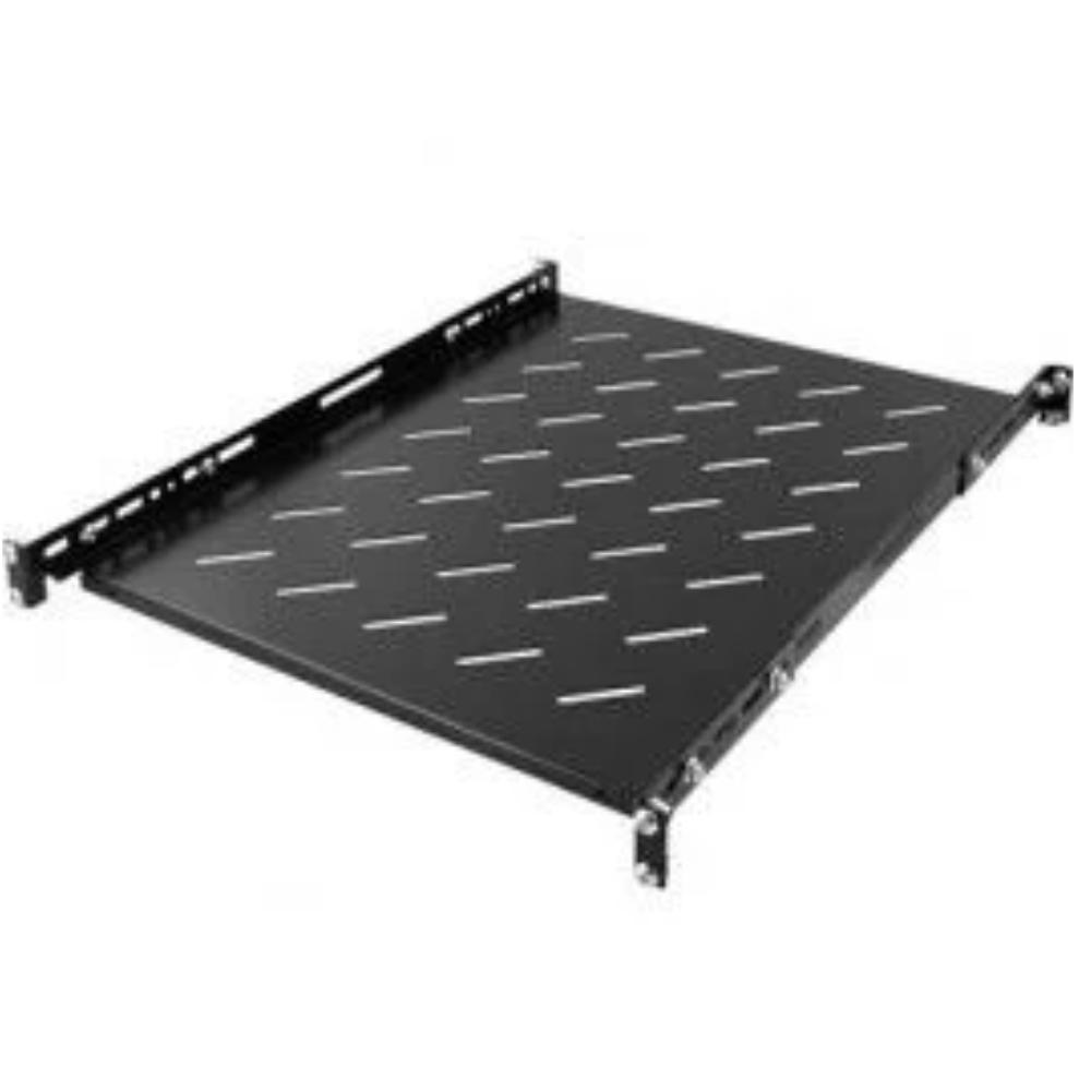 1U Verstelbaar legbord 482 x 650 x 44 mm (BxDxH) Patchkast Rackkast Datakast