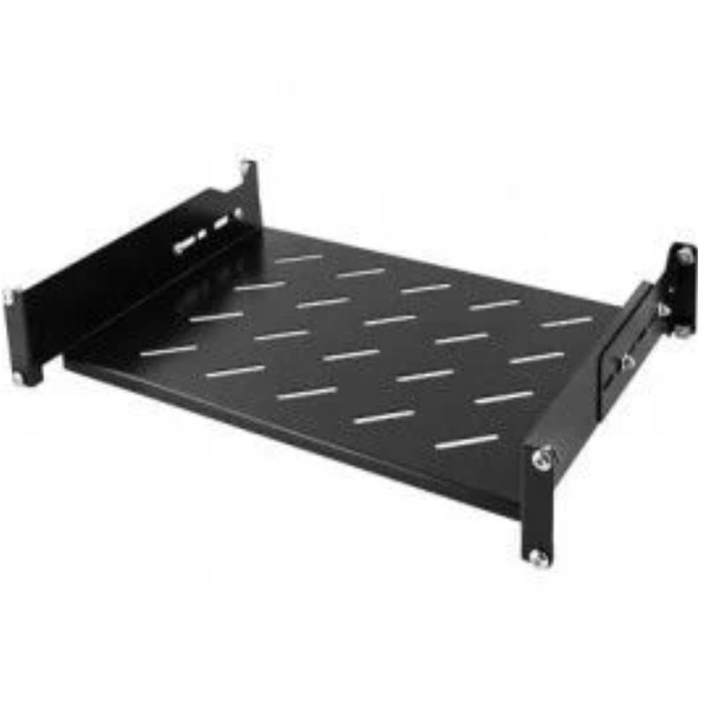 1U Verstelbaar legbord 482 x 550 x 44 mm (BxDxH) Patchkast Rackkast Datakast
