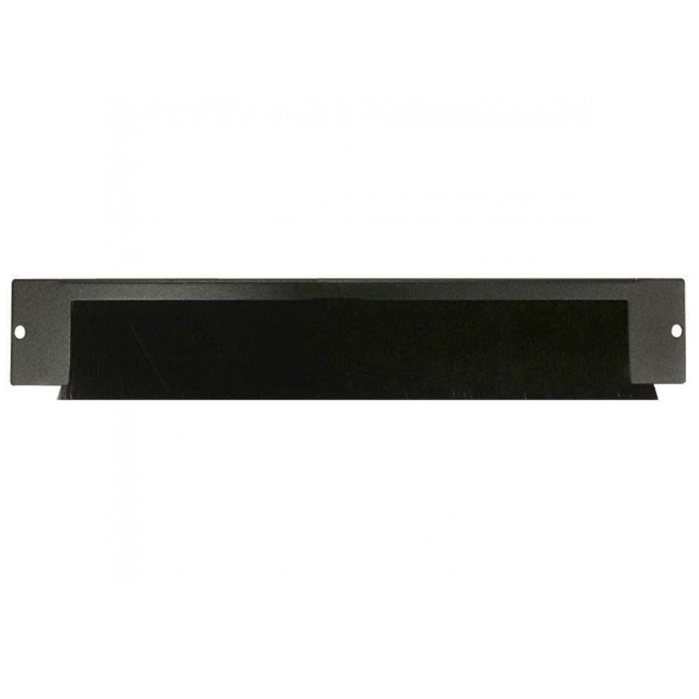 1U Kabelinvoer met borstel 350x55mm (LxH) Patchkast Wandkast Datakast