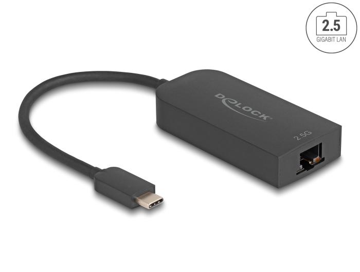 Delock USB Type-C™ Adapter naar 2,5 Gigabit LAN