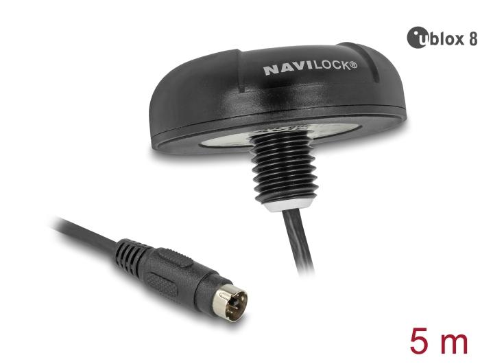 Navilock NL-803P EVA-M8Q MD6 Seriële PPS Multi GNSS Ontvanger u-blox 8 5