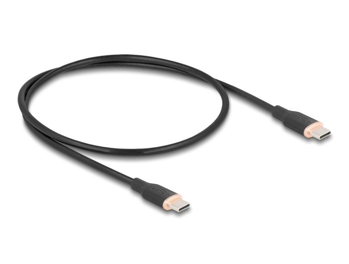 Delock USB 2.0 Kabel USB Type-C™ Stekker op Stekker PD 3.0 60 W 0,5 m sc