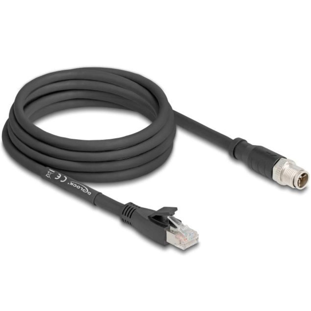 M12 naar RJ45 kabel - Delock