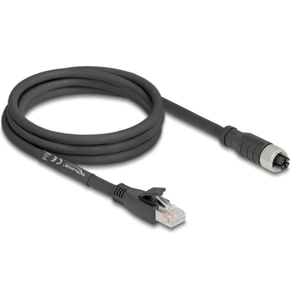 M12 naar RJ45 kabel - Delock